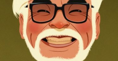 caricatura reitro Hayao_Miyazaki